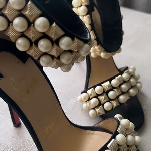 Christian Louboutin PEARL STUD HEELS
